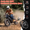 thumbnail image 3 of HiKeep 20 Inch Fat Tire Bike for Adults, 750W Motor, 48V 17.5Ah Removable Battery, 20 MPH Class 2, Full Suspension, UL2849, 3 of 9