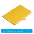thumbnail image 3 of Uxcell A5 Lined Journal Notebook Hardcover 160 Pages 80 Gsm Thick Ruled Paper with Pen Loop, Yellow, 3 of 6