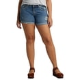 thumbnail image 1 of Silver Jeans Co. Women's Mid Rise Boyfriend Shorts, 1 of 3