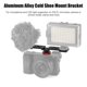 thumbnail image 2 of Aluminum Triple Cold Shoe Mount Plate Bracket for Camera Microphone LED Light Mounting, 2 of 5
