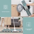 thumbnail image 6 of Blue and Pink Square Shaped Geometric Boho Pattern Kitchen Rugs Sets Of 3,Kitchen Runner Rugs Non Skid Washable,Decorative Kitchen Floor Mats for Kitchen,Sink,Laundry,17"x30"+ 17"x47" + 17"x59", 6 of 6