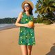 thumbnail image 3 of Easygdp Tennis Rackets and Balls para Vestido Transpirable de Mujer, Vestido Suelto de Manga Corta con Pliegues y Bolsillos para el Verano, 3 of 7