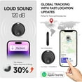 thumbnail image 5 of Wrong Duck Air Tag Key Finder 4Pcs, Air Tracker Tag Compatible with Apple Where is App (iOS Only), Suitcase Tracker for Luggage/Bags/Keys, One-Year Battery Life (Black-4Pcs), 5 of 8