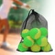 thumbnail image 1 of 12 pelotas de tenis de 64 mm de diámetro para jugar y entretenerse en interiores Verde Amarillo, 1 of 8