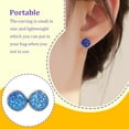 thumbnail image 3 of Minnieouse 1 par de pendientes de tuerca de acero inoxidable para mujer, regalos para novias y esposas, joyería decorativa, fiesta de celebración de Ropa, zapatos y accesorios Miscelánea tipo 7 Minnieouse AP011021-07, 3 of 6
