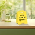 thumbnail image 6 of Funny Office Desk Warning Sign Acrylic Cubicle Decor, Gag Desk Sign for Coworker Team Boss, White Elephant Gift Under 10 Dollars, 6 of 8