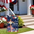 thumbnail image 4 of Welcome Spring Summer Hydrangea Garden Flag 12 x 18 Inch Double Sided, Burlap Floral Flower Welcome Yard Outdoor Flag, 4 of 6