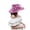 Hot Pink, variant on Kentucky Derby Hats Elegant Organza Floral Tea Party Flat Top Church Hat Wide Brim Derby Fascinator Hat Bridal Wedding Tea Party Hat