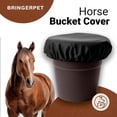thumbnail image 3 of BRINGERPET Horse Bucket Cover, Waterproof Feed Bucket Top 2-5 Gallon (Black) - 1 pc, 3 of 5