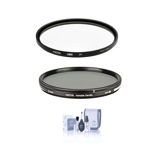 Hoya 77mm HD3 UV Filter With Hoya 77mm Variable ND Filter (0.45 to 2.