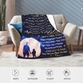 thumbnail image 4 of Dad Blanket, Best Dad Ever Gifts for Dad from Daughter Son 60"x 50", Unique Birthday Father''s Day Presents for Daddy Stepdads Husband Men, Soft Flannel Throw Blankets for Couch Bed, 4 of 6