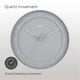thumbnail image 2 of Reloj de pared Braun Classic, analógico, grande, silencioso, 30 cm, color gris, 2 of 7