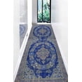 thumbnail image 3 of Modern Rugs, Blue Rugs, Oriental Rugs, Chenille Printed Design Rug, Corridor Rug, Office Decor Rugs, Turkish Rug, Bath Rugs, Luxury Rug, Large Rug, 2.6'x9.2' - 80x280 cm, 3 of 8