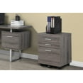 thumbnail image 1 of Monarch Specialties File Cabinet, Rolling Mobile, Storage Drawers, Printer Stand, Office, Work, Laminate, Brown, Contemporary, Modern, 1 of 3