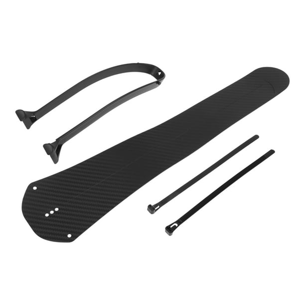Guardabarros trasero de bicicleta de carretera MTB Unique Bargains 17.72" Fender Mud Guard Negro 1 Set