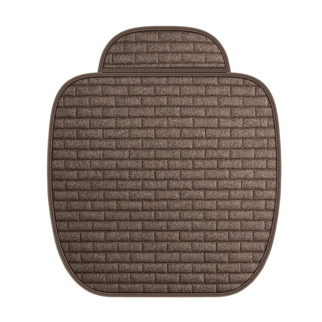 Hearth & Gear Breathable Linen Seat Cushion With Classic Check Pattern Universal Fit For Long Drives And Comfort Support Padded Stadium Seat Cushions Seat Solution Cushion 24x24 Cushion Seat Cushion