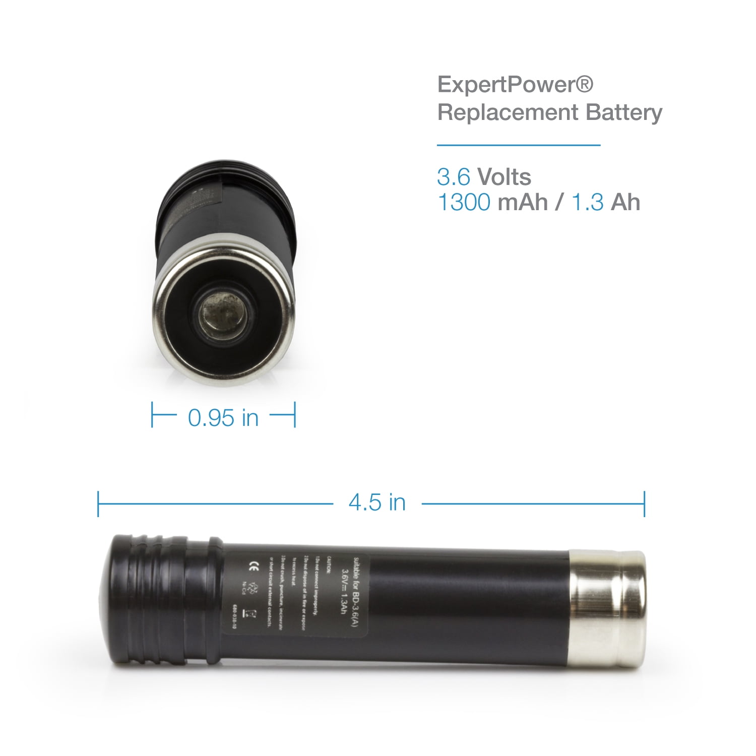 2 Craftsman 3.6 Volt Rechargeable VersaPak Battery Black Decker