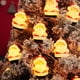 thumbnail image 1 of Cuerda de luces LED de Papá Noel - 10 luces coloridas para el árbol de Navidad con flash de cabeza de muñeco de nieve, decoración de 1,5 metros para la sala navideña, 1 of 5