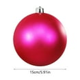 thumbnail image 3 of hengsof 2025 Christmas 6 Inch 150mm Decorations Commercial Grade Indoor And Outdoor Shatterproof Plastic Spherical Decoratives, 3 of 6