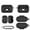 Black, variant on Silicone Protective Case For TOZO NC9 2024 Wireless Bluetooth Headset, Protective Silicone Case Shockproof Soft Skin Cover For TOZO NC9 2024 Earbuds