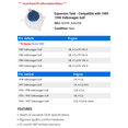 thumbnail image 2 of Expansion Tank - Compatible with 1989 - 1998 Volkswagen Golf 1990 1991 1992 1993 1994 1995 1996 1997, 2 of 2
