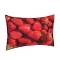 thumbnail image 2 of Bixox Strawberry Red Printed Pillow Protector,Super Soft Ideal for Home,Guests,Rentals - 20"x30", 2 of 8