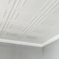 thumbnail image 3 of Great Lakes Tin Milwaukee Matte White 2ft x 2ft Nail Up Ceiling Tiles (5 Pack), 3 of 6