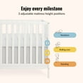 thumbnail image 5 of Dream On Me Synergy Wave 5-in-1 Convertible Crib, Cannoli Cream, 5 of 9