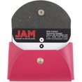 thumbnail image 3 of JAM Italian Leather Snap Business Card Cases with Round Flap, 2-1/4" x 3-1/2" x 3/4", Fuchsia, Sold Individually, 3 of 3