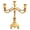 gold, variant on Kilougeis New Arrival! Antique Multiple Arm Taper Holders Gold Metal Carved Candelabra Candlestick Stand for Wedding Parties Home Decors