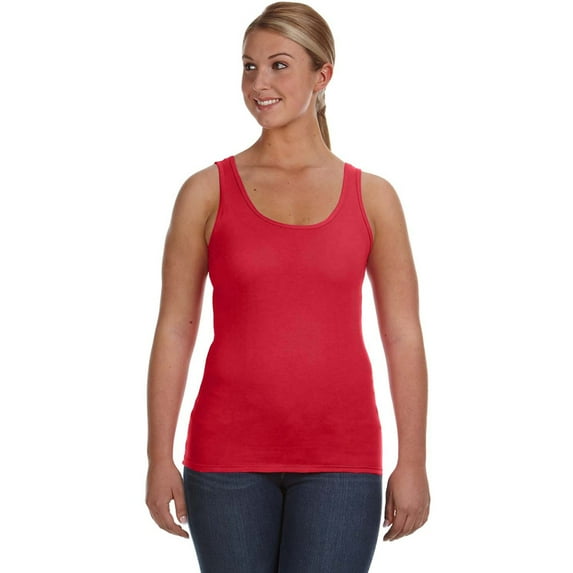 Anvil 882L Ladies Lightweight Tank Top - Red - X-Large