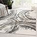 thumbnail image 3 of LUXE WEAVERS Lagos Collection 5070 Grey 4X5 Geometric Area Rug, 3 of 4