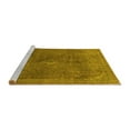 thumbnail image 2 of Ahgly Company Machine Washable Indoor Rectangle Abstract Yellow Modern Area Rugs, 8' x 10', 2 of 4