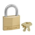 thumbnail image 1 of Master Lock 1-9/16in (40mm) Solid Brass Body Padlock, 1 of 7