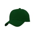 thumbnail image 1 of TopHeadwear Blank Youth Baseball Adjustable Hook and Loop Hat - Forest, 1 of 2