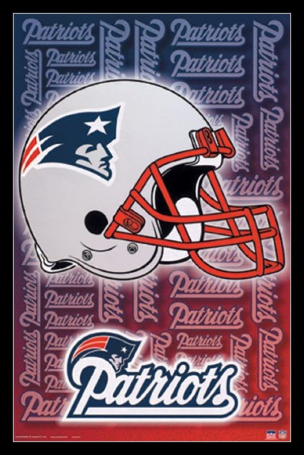 Patriots Helmet Poster Print Walmart Com Walmart Com
