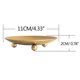 thumbnail image 2 of 4 Pieces 10cm Diameter Candle Holder Metal Plate Candlestick Holders Pillars Pillar Candle Holder Decoration Gold Candle Holder for Gardens, Spa, Arom, 2 of 5