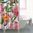 thumbnail image 5 of Waterproof Pioneer Shower Curtain 84x72 Inch Polyester Unique Colorful Floral Shower Curtain for Bathroom Hotel Home Decor with 12 Plastic Hooks, 5 of 5