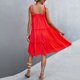 thumbnail image 5 of Vestido de tirantes de verano para mujer Vestido casual sólido sin mangas Fridja  hj2130, 5 of 6