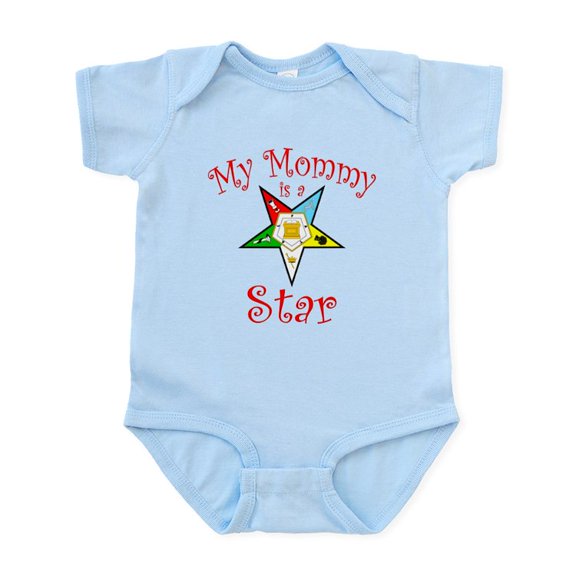 CafePress - My Mommy's A Star Infant Bodysuit - Baby Light Bodysuit, Size Newborn - 24 Months