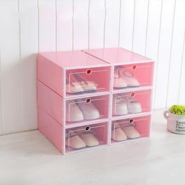 Plastic Foldable Shoes Box Transparent Storage Shoe Box Drawer Organizer Household DIY Shoebox Drawer Divider Home Storage Walmart