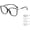 Black, variant on Women's Portable Fashion Anti-Blue Light Reading Glasses, Large Frame, Reading Glasses for Women