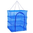 thumbnail image 1 of Cesta colgante de protección de red de secado colgante plegable para el patio de la cocina del hogar, 1 of 9