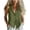 *Army Green, variant on VBVC Women's Sleeveless Button Down Blouse, Ladies' Collared V-Neck Casual Tank Top, Solid Color Summer Loose Fit Vest For Women,Army Green,S-2XL