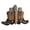 Cowboy Boot, variant on Rivers Edge Products Rivers Edge Products Rooster Decorative Salt and Pepper Shakers Set