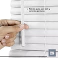thumbnail image 3 of Persiana Horizontal Enrollable Big Room 160x120 PVC Ajustable Blanco, 3 of 4