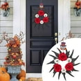 thumbnail image 2 of Halloween Garland Clearance Halloween Dead Branch Skeleton Flower Wreath Door Hanging Festival Party Horror Skeleton, 2 of 6