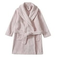 thumbnail image 1 of Splozh Bathrobes Boys Girls Bathrobe Soft Hooded Robe Cotton Bathrobe Pink,5-6 Years, 1 of 2