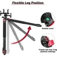 thumbnail image 4 of SharpOptics 26-60“ Hunting Tripod  Rest Clamping Tripod Rest with Sturdy Aluminum Frame, Hands-Free Operation for Outdoors, 4 of 7
