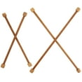 thumbnail image 4 of CIMAXIC Tapestry Poles Bamboo Chocolate for and Flags 4Pcs 12X0.6In, 4 of 7